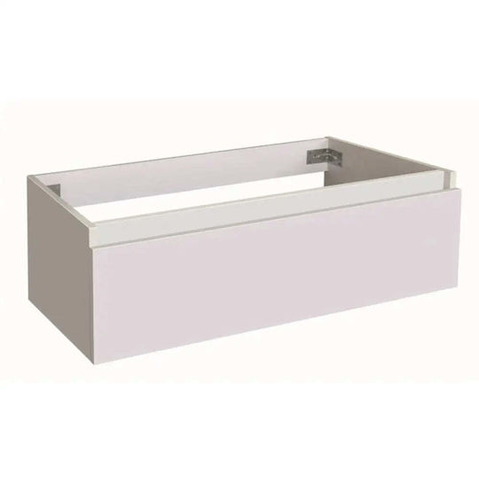 Inter Ceramic ICP4425-80 Πάγκος με Νιπτήρα & Καθρέπτη Μ80xΒ46xΥ20cm Μπεζ