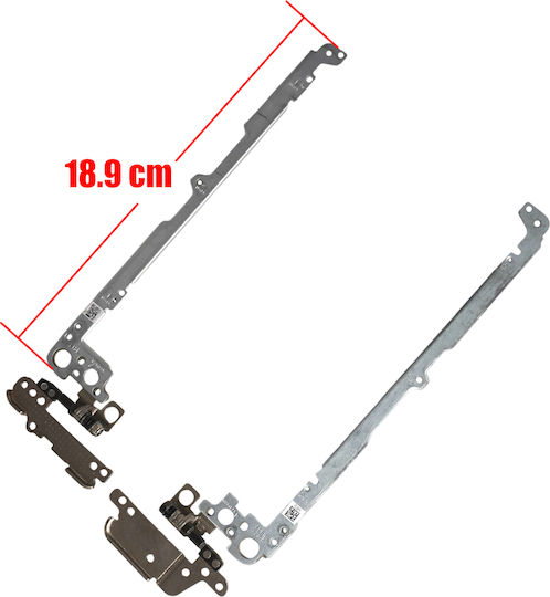 Laptop Hinges Bracket Set Dell Chromebook 11 3100 Wlan Only Wifi R5khk 0r5khk 8pkk7 08pkk7 Cn-08pkk7 Cn-0r5khk Left & Right Code 1-hng0915