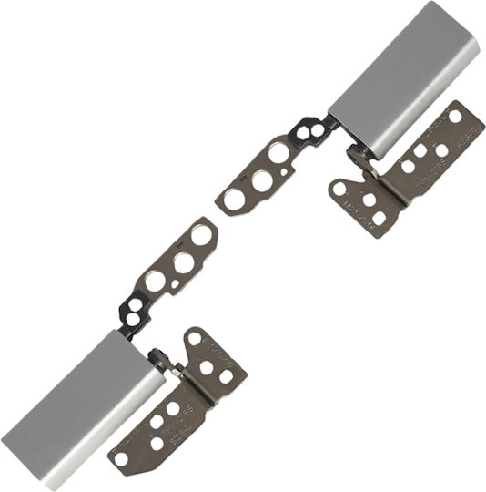 Laptop Hinges Bracket Set for Hp Envy X360 15-fe 15-fh 15t-fe 15z-fh Tpn-c165 N47931-001 Am3vy00020 Am3vy00030 Am3vy000200 Am3vy000300 Left & Right No Brackets Silver Code 1-hng0924