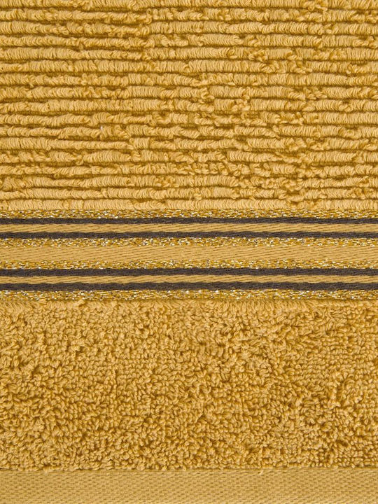 Eurofirany Πετσέτα Προσώπου Filon 50x90εκ. Mustard