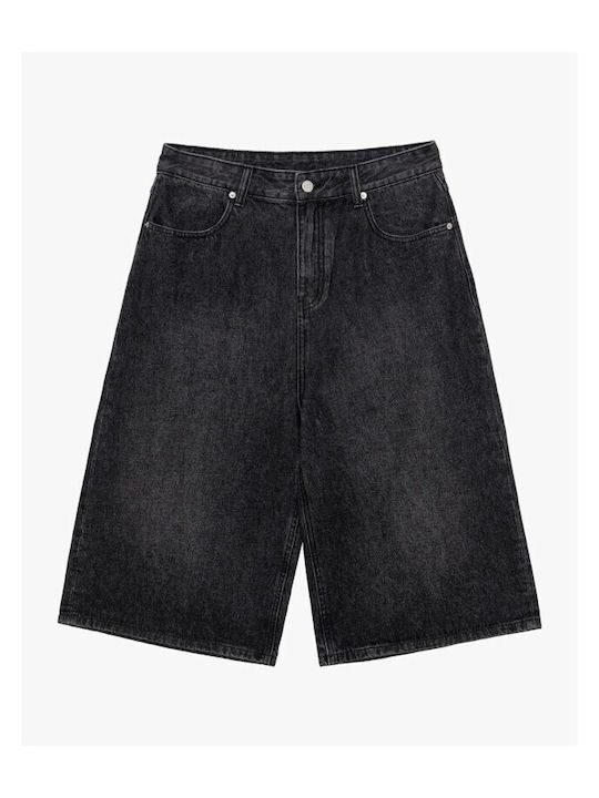 Men's Denim Black Shorts