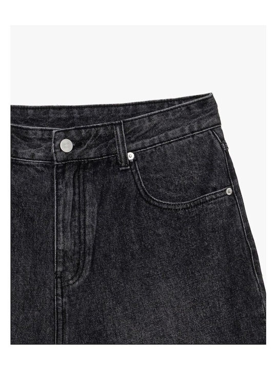 Men's Denim Black Shorts