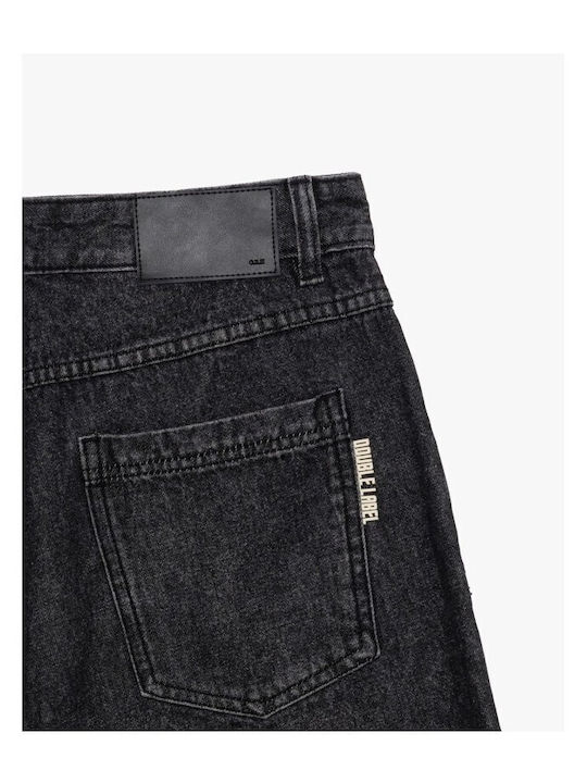 Men's Denim Black Shorts