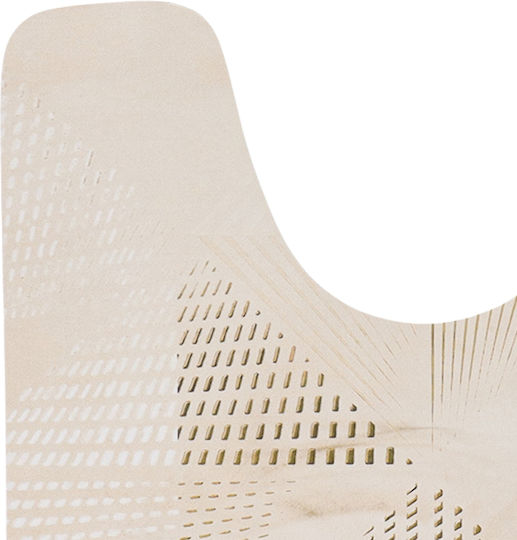 Tendance Πατάκι Μπάνιου Λεκάνης Beige Marble 45x50εκ.