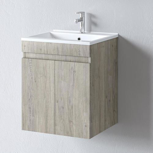 Martin Πάγκος με Νιπτήρα Μελαμίνη Μ60xΒ44xΥ47cm Beige Oak