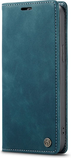 Caseme 013 Iphone 14 Pro Max Retro Leather Θήκη Βιβλίο Blue