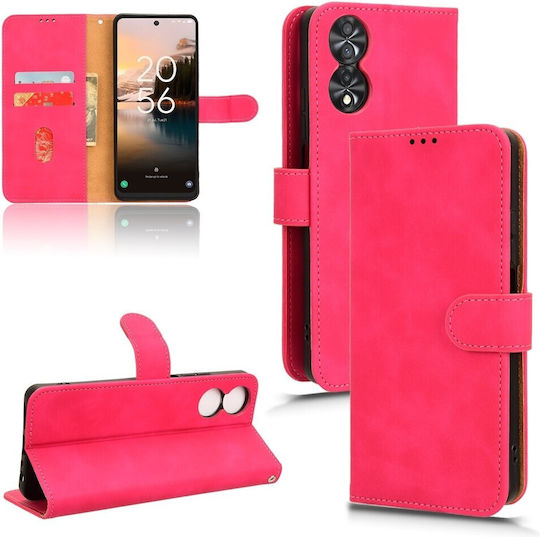 Tel1 Tcl 40 Se Rhombic Grid Book Case Rose Red