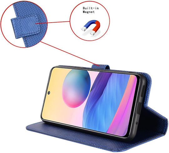 Tel1 Tcl 505 Diamond Texture Θήκη Βιβλίο Purple