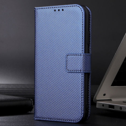 Tel1 Tcl 505 Diamond Texture Θήκη Βιβλίο Purple