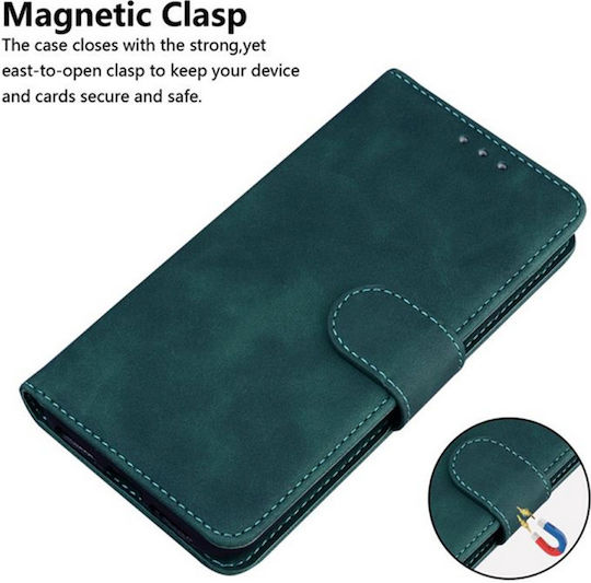 Tel1 Xiaomi Redmi A5 4G Flip Handyhülle Buch Grün