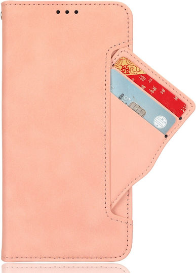 Tel1 Tcl 40 Nxtpaper 4g Skin Feel Calf Card Slots Book Case Pink