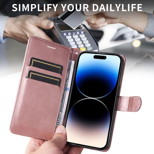 SSCase Wallet Ροζ Χρυσό (Nothing Phone (4a))
