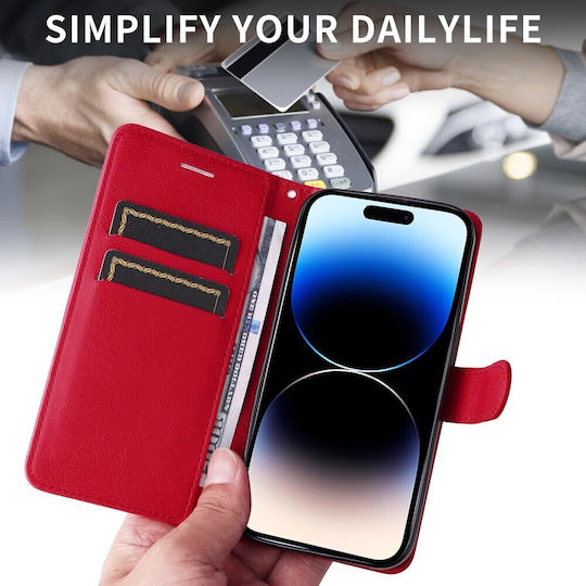 SSCase Wallet Κόκκινο (Nothing Phone (4a))