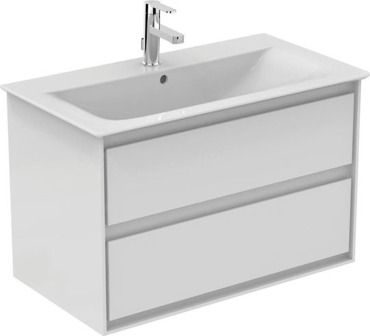 Ideal Standard Connect Air Шкаф без Мивка Гланцов Лак Д80xШ44xВ51.7см Бял