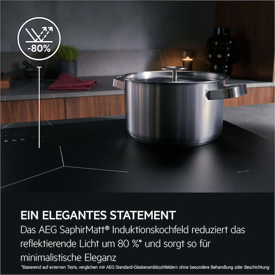 AEG Induktion Kochfeld Autonom mit Sperrmodus 81x52cm