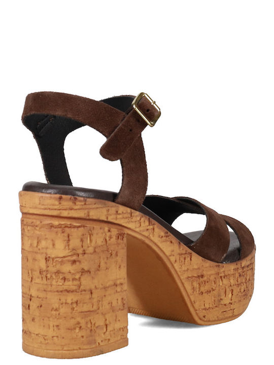 Leather Sandals Brown