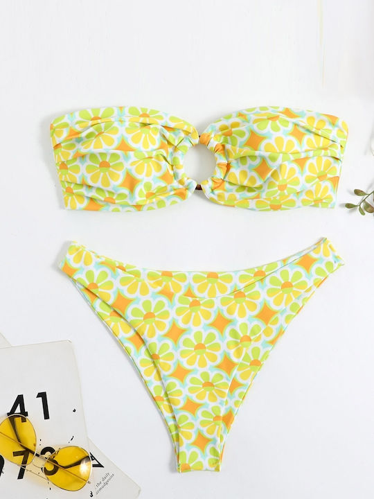 Bikini Set Strapless Ring Size M Multicolour