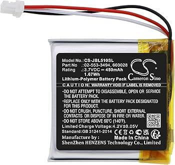 Cameron Sino Батерия За Високоговорител 450mAh