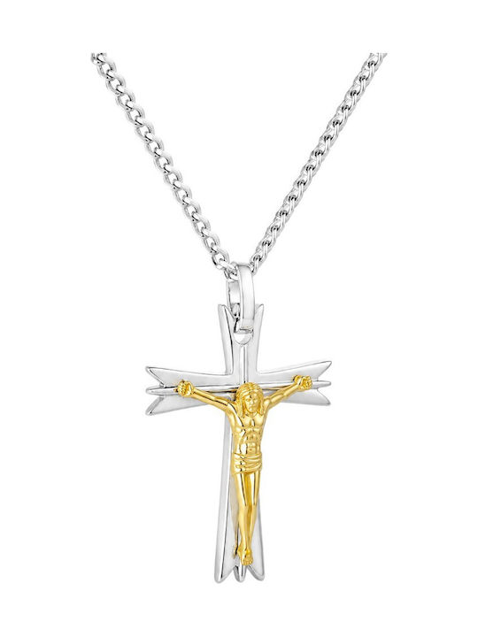 Morellato Crucifix Bărbătesc din Oțel cu Lanț
