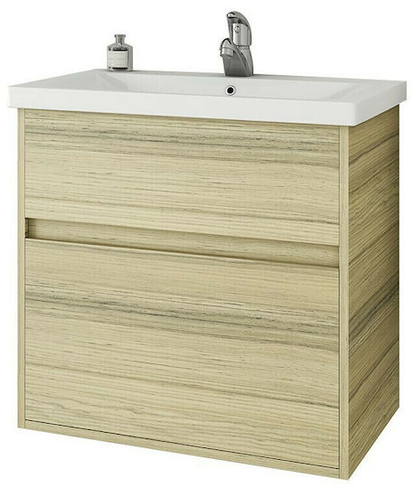 Drop Instinct 65 Waschtisch ohne Waschbecken L62xB43.5xH60cm Natural Oak