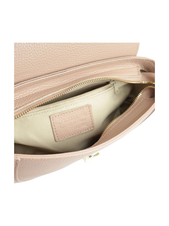 Passaggio Leder Damen Schultertasche Gold