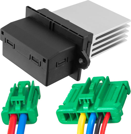 Citroen C2 Blower Resistor + 2x Plug 2 Pins + 4 Pins 3pcs Set