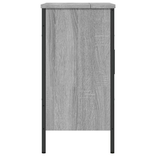 vidaXL Schrank Waschtisch ohne Waschbecken L60xB30xH60cm Gray