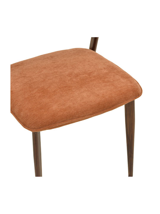 Dolez Dining Room Metal Chair Terracotta 49x58.5x82cm