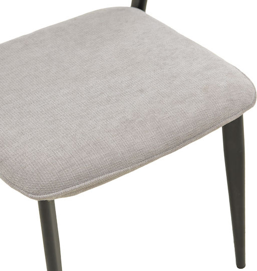 Dolez Метален Стол За Трапезария Сив 49x58.5x82см