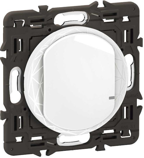Legrand Celiane Celiane Recessed Wall Switch Without Frame White