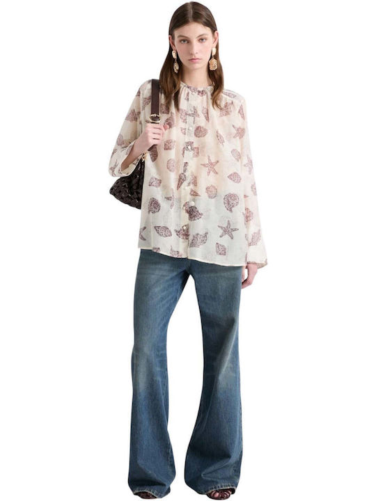 Long Sleeve Women's Silky Shirt Mlldisco