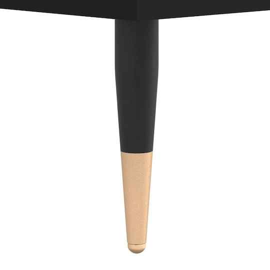 vidaXL Waschtisch ohne Waschbecken L30xB30xH100cm Schwarz