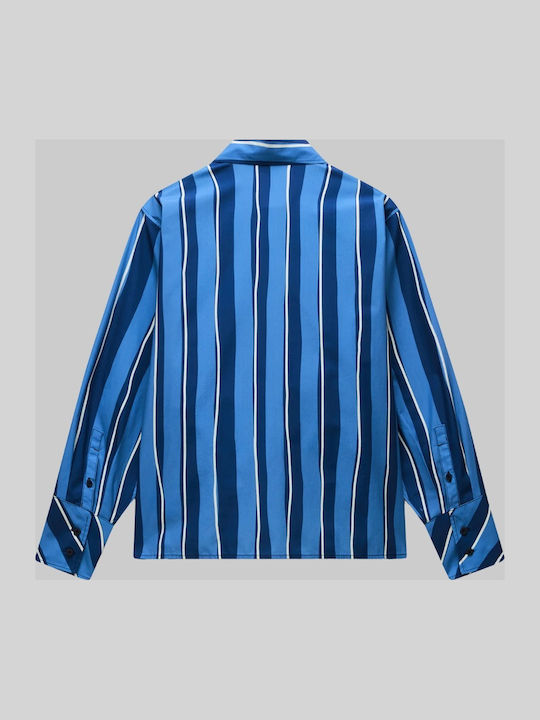 Long Sleeve Women's Shirt Blue