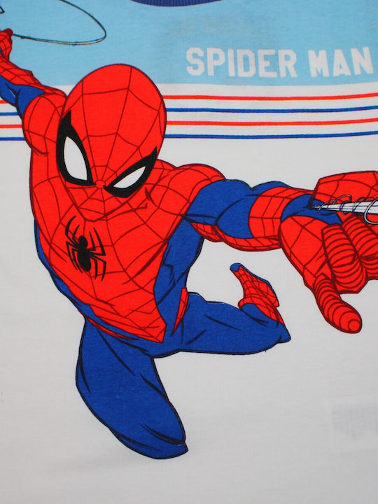 Set Pentru Copii Cu Pantaloni Scurți De Vară 2 Bucăți Albastre Spiderman