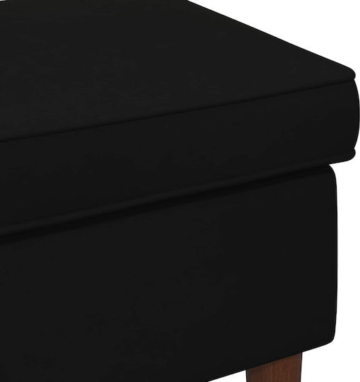 Υποπόδιο Μαύρο 55x35x41εκ. Υποπόδιο Μαύρο 55x35x41εκ.