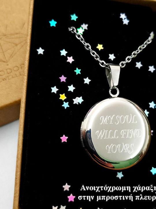 Theodora's Jewellery Κολιέ από Ατσάλι