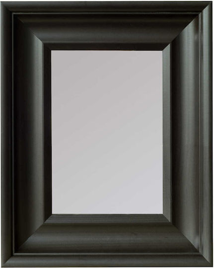 BD art Wall Mirror with Black Wooden Frame 45x36cm