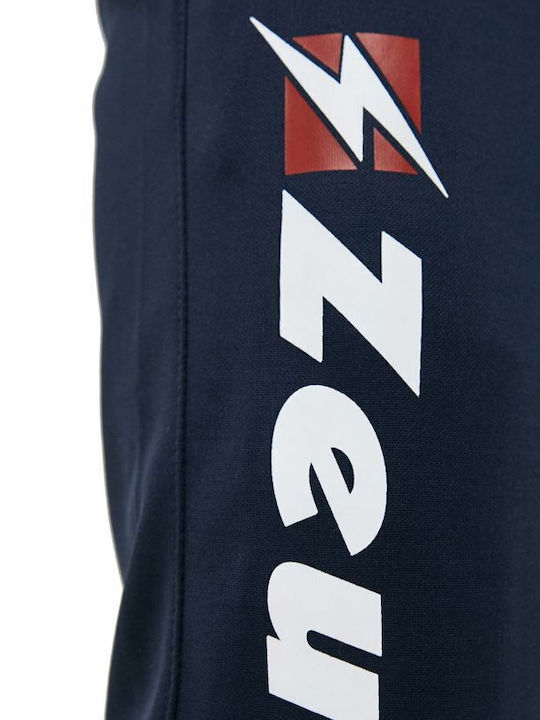 Men's Sweatpants Set with Elastic Red/Navy
