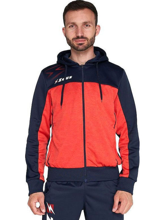 Men's Sweatpants Set with Elastic Red/Navy