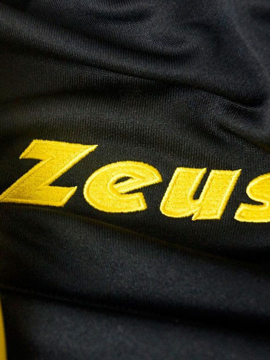 Herren-Sweatpants Glänzend Schwarz/Gelb