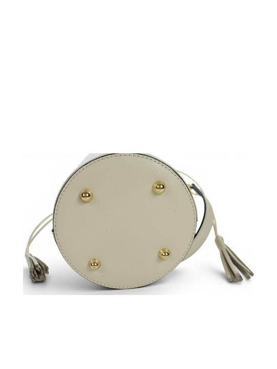 Fabric Women's Drawstring Bag Beige