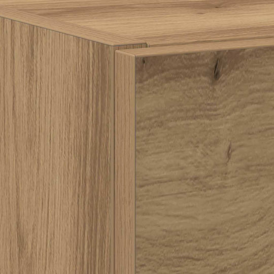 vidaXL Blat cu Lavoar L40xW37xH59cm Walnut