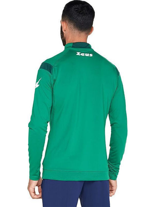 Sportliche Langarmbluse Grün