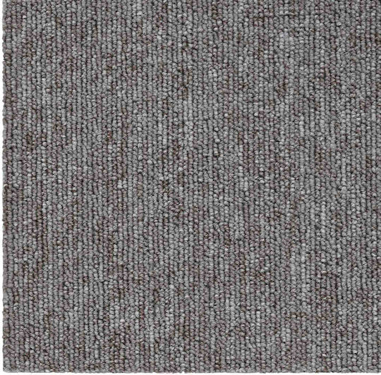 vidaXL Set Plastic Floor with 4 Tiles L50xW50cm Brown