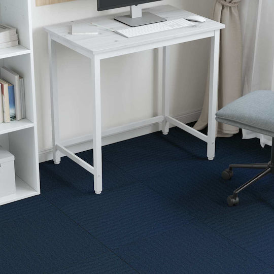 vidaXL Set Plastic Floor with 4 Tiles L50xW50cm Blue