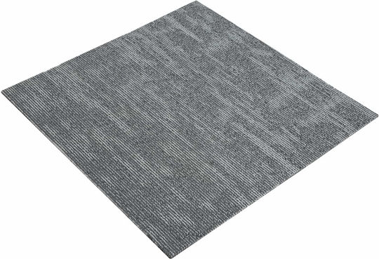 vidaXL Set Plastikböden mit 36 Fliesen M50xP50cm Grau