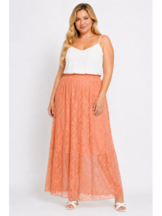 Maxi Skirt Salmon SH-17594-26SK-Salmon