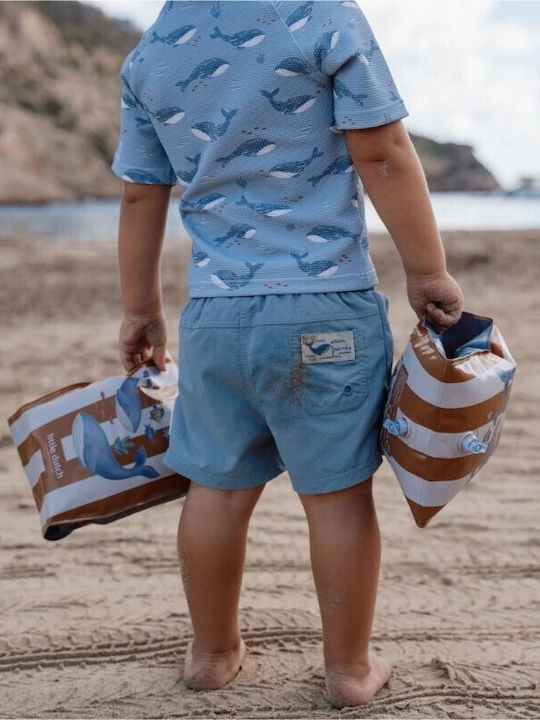 Little Dutch Little Kids Swimwear Swim Shorts with Shade Ocean Blue