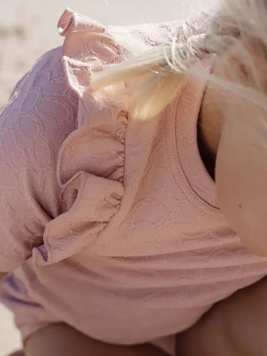 Little Dutch Παιδικό Μαγιό Μπλούζα Dreamy Pink Rose