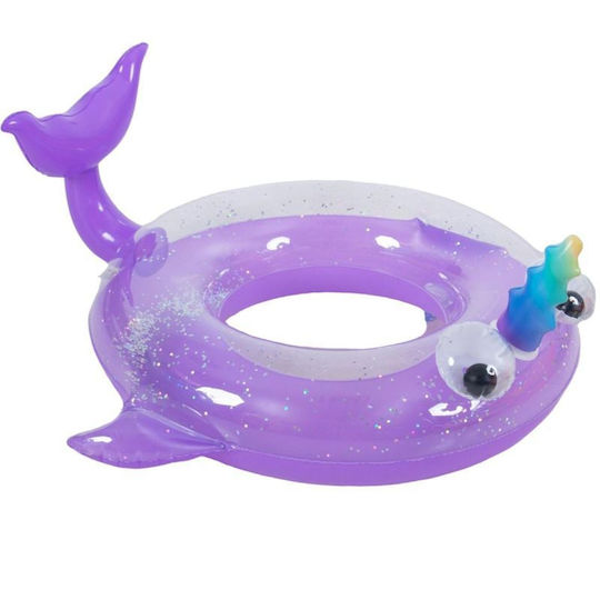 Jilong Kids' Swim Ring with Diameter 89cm for 9 Years Old Purple